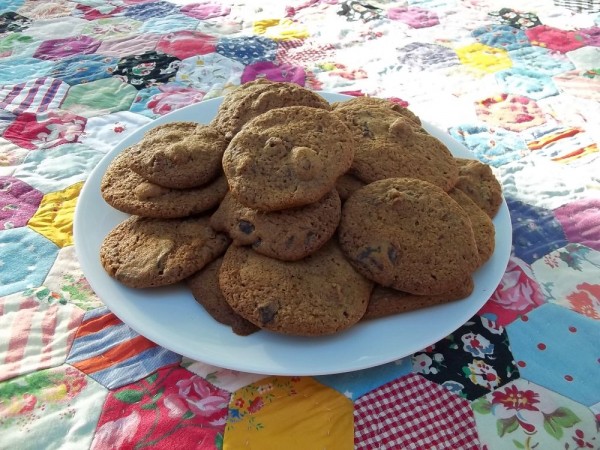 Mocha pecan biscuits for hungry library workers