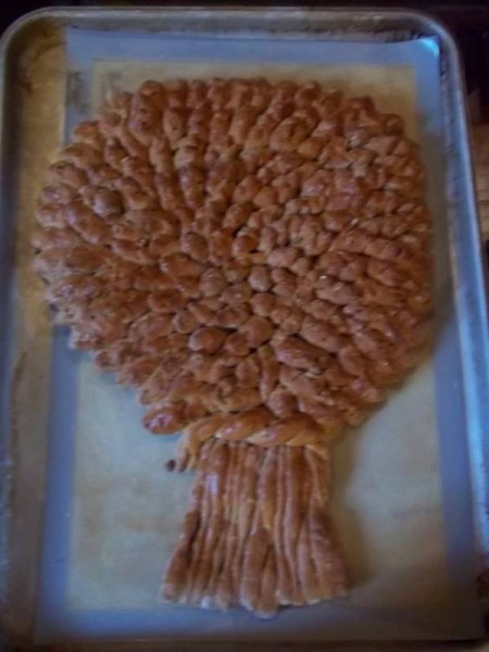 Harvest loaf for North Stoke harvest festival