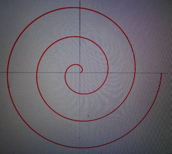 Archimedean spiral (thanks to Wikipedia)