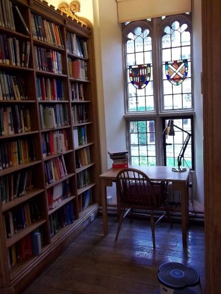 Balliol College Library: The Old Library with the old chair