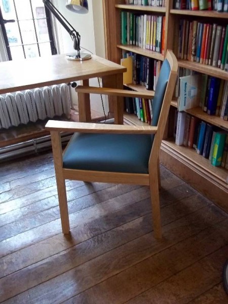 Balliol College Library: The Old Library with the new chair (2013)