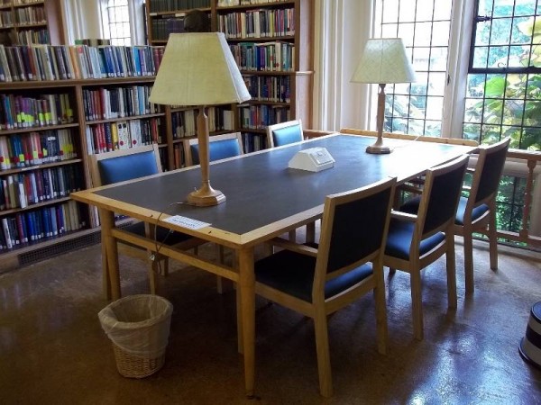 Balliol College Library: The Reading Room with the new chairs 