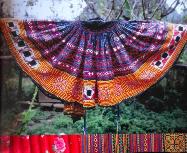 Vietnamese skirt of the Flowered Hmong (photographed from Catherine Legrand's book Textiles: A World Tour T & H 2008)