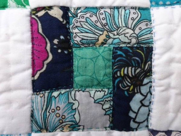 Baby quilt with Vietnamese fabrics