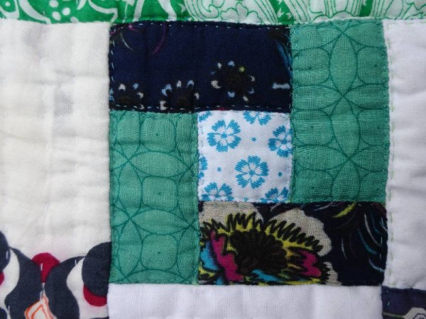 Baby quilt with Vietnamese fabrics