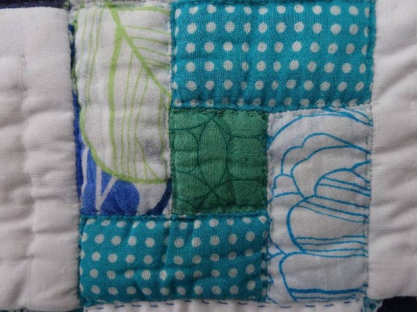Baby quilt with Vietnamese fabrics