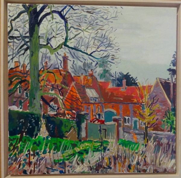 Martin Beek: Near Ipsden House (oil on canvas)