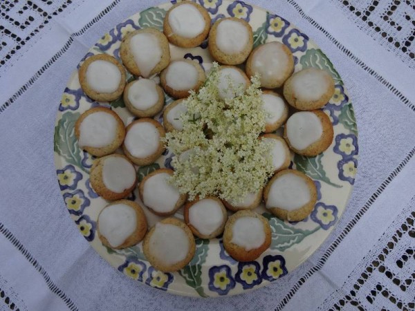 Elderflower and almond biscuits