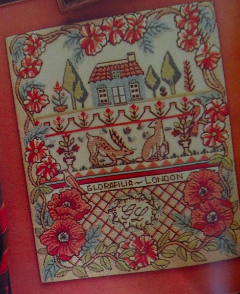 Sampler as seen in The Glorafilia Needlepoint Collection (pub. David & Charles)