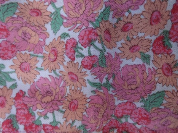 Vintage Liberty  twill fabric in wool/cotton mix