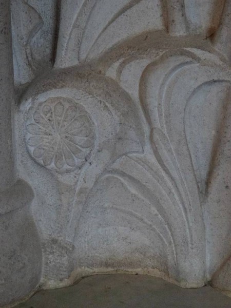 Rothbarth Memorial by Eric Kennington in Checkendon Church: detail 