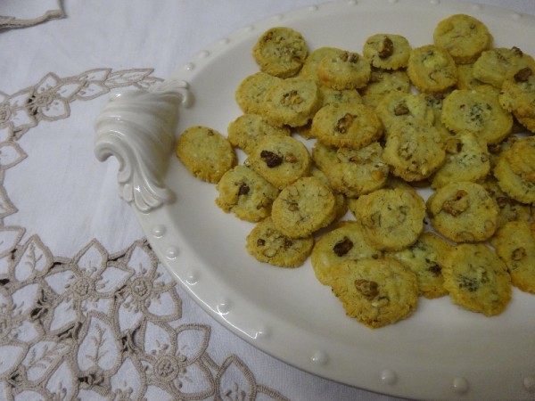 Stilton and walnut nibbles - from Miranda Gore Browne's book 'Biscuit' (Ebury, 2012)