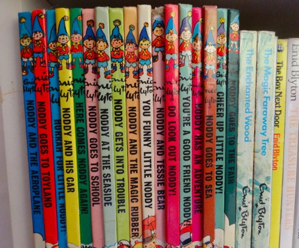 A row of Noddy books