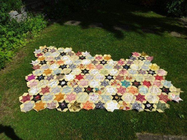 Altar frontal for Ipsden Ch. Oxon: about two-thirds finished