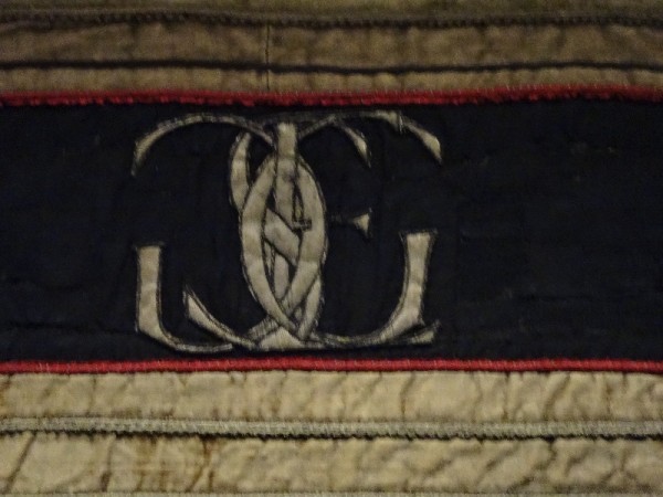 CCES/GGES (?) Monogram from the Penelope hanging in Hardwick Hall