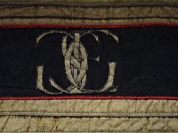 CCES/GGES (?) Monogram from the Penelope hanging in Hardwick Hall