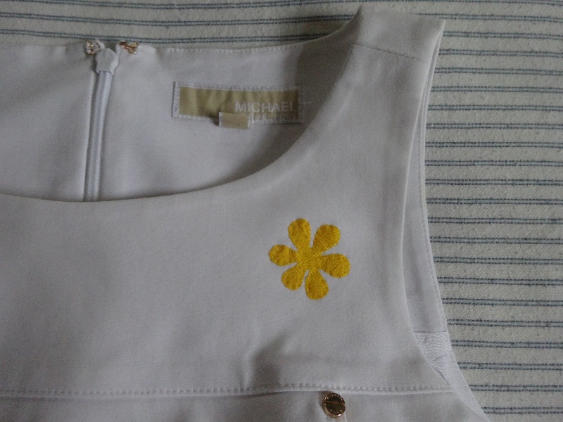 Make Do and Mend: lily pollen stains on a white dress ...