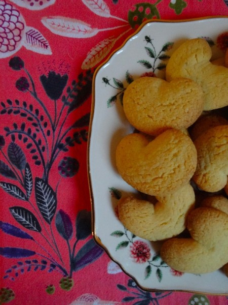 Lemon polenta crescents