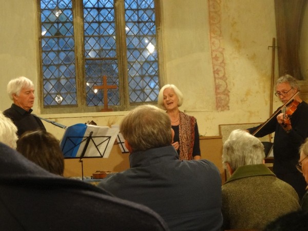 Songs of Waterloo, L to R : David Wells-Cole, Susan Spindler and Peter Brown