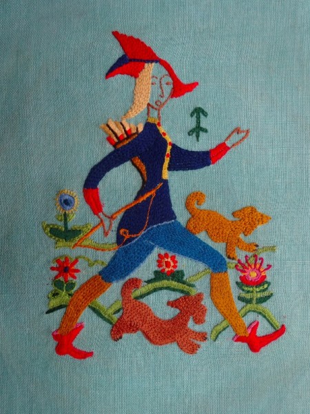 Sagittarius embroidery (from Woman's Own magazine. 1960s?)
