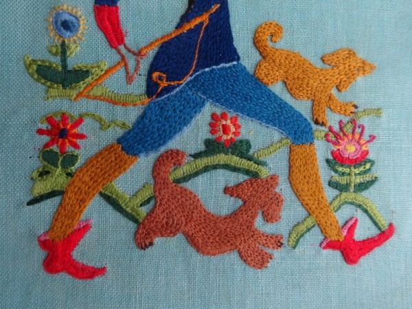 Sagittarius embroidery: detail (from Woman's Won magazine 1960s?)