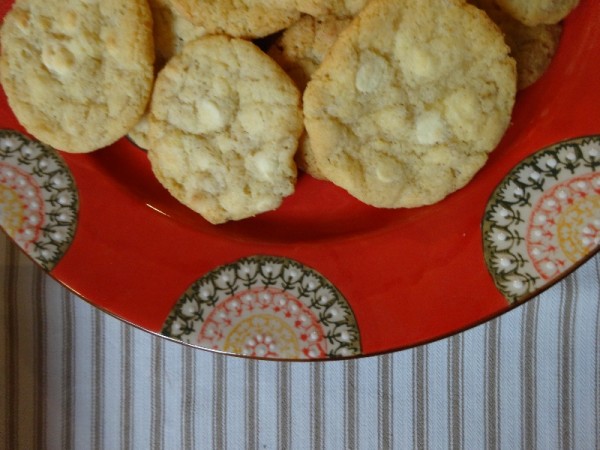 White Chocolate chunk cookies (from 500 Cookies by  Philippa Vanstone; Apple Press 2005) 