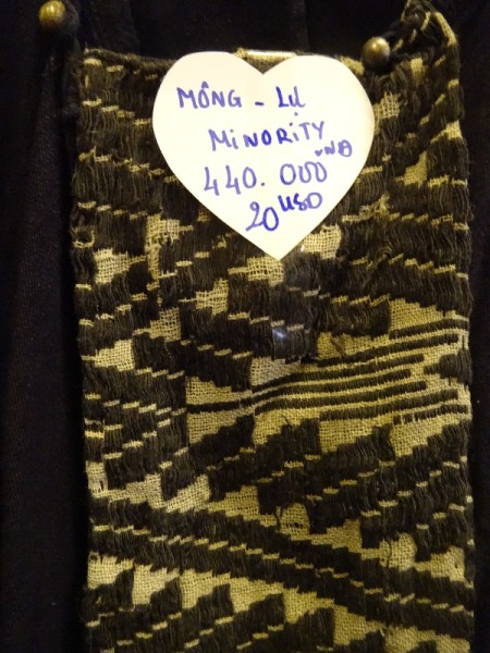 Vietnamese embroidery by one of the Mong tribes