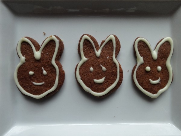 Bunny biscuits for Easter