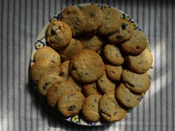 Gooey chocolate and cherry biscuit