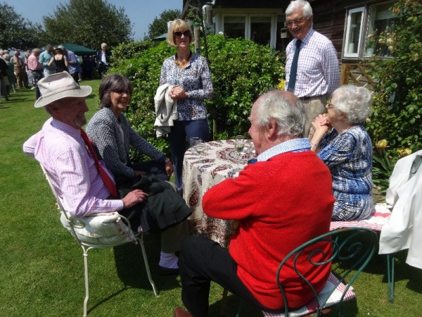 North Stoke parishioners at farewell party
