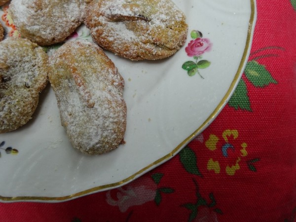 Sour cherry pistachio amaretti  (an Ottolenghi recipe from, I think The Cookbook)