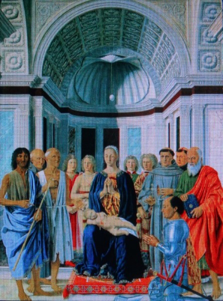  Piero della Francesca's Montefeltro altarpiece of Madonna and Child with Saints