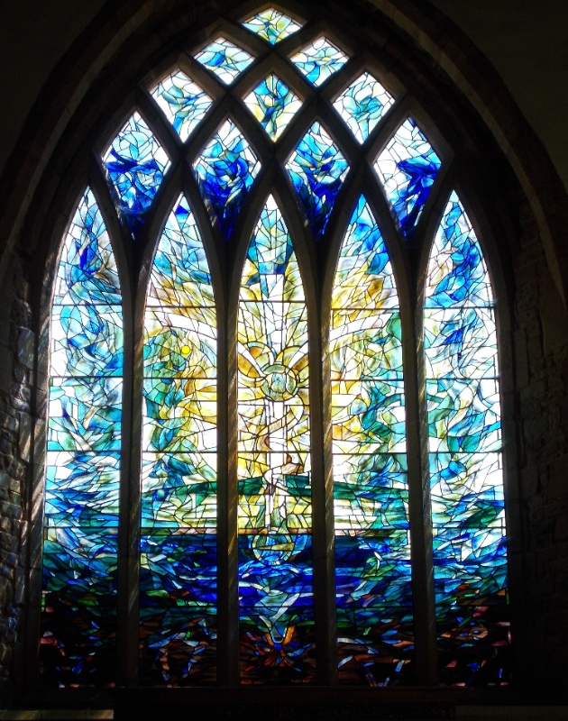 Henry Haig stained glass window All Saints Church, Newland